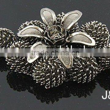 Metal Ornament for Garment accessory with rhinestones