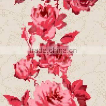 2015 New Design Roses Flowers Wallpaper for Wedding Decoration in China photo-2