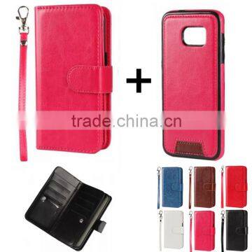 separable flip crazy horse pattern phone case cover with card slot/lanyard for Meizu m3 note mini mx5 4 pro 6 5 4 3 2 1