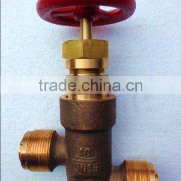 Marine male thread bronze globe valves