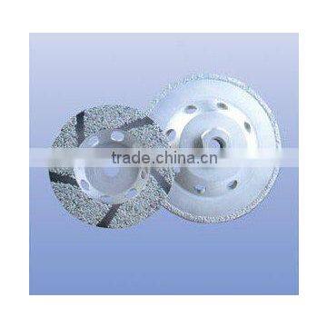 vacuum brazed diamond cup wheel