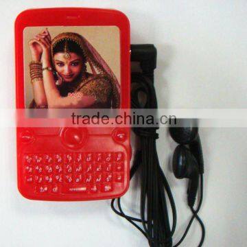 Hot sales telephone shape FM auto scan radio for promotion