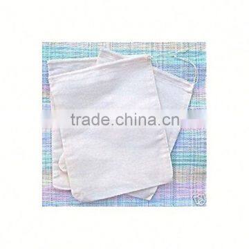 6x8 100% Cotton Muslin Bag with Drawstring