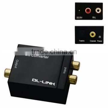 Factory supply !Analog to digital audio converter, Coax & Optical Toslink