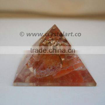 Red Aventurine Orgone Small Pyramid