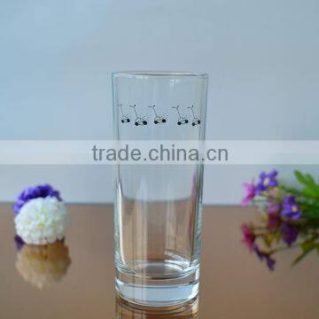 Wholesale high ball glass cup tableware decal