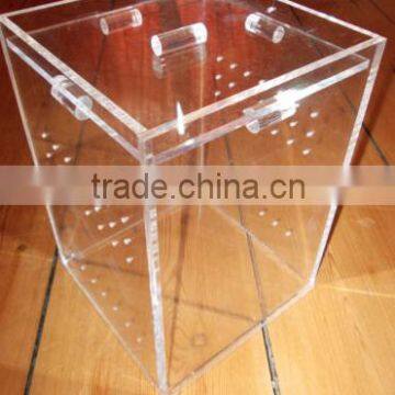 The Clean Acrylic Reptile Terrarium Display Cases Breeding Cage for Pet and Small Animals photo-5