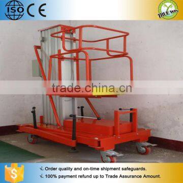 Tilt-back hydraulic single mast warehouse lifting equipment