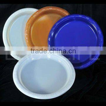 26cm plate 10'' colored disposable plastic plates P102625