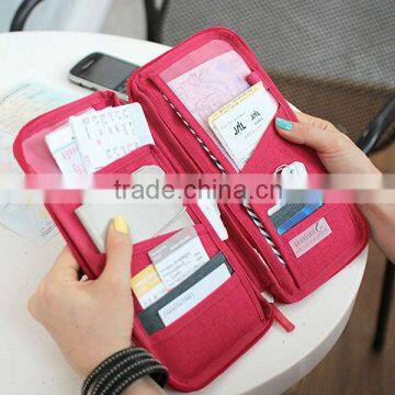 2013 Best Design ID Coupon Organizer with Zipper Pocket for passport