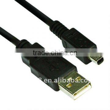 AM to Mini USB 4P USB Cable For Digital Camera