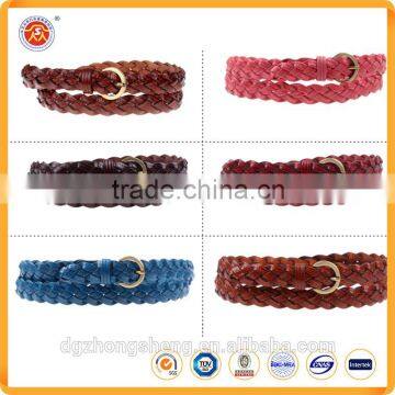 2016 High Quality Buffalo Leather Weave Belt for Wholesale photo-5