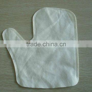 White Nonwoven Cloth Duster Cleaning Mitt Glove photo-2
