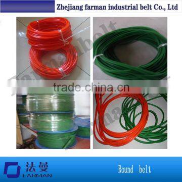 rubber polyurethane urethane pu transmission belt