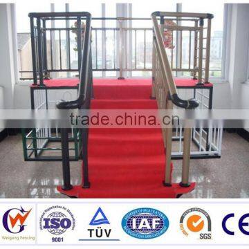 Galvanized steel handrail for outdoor design