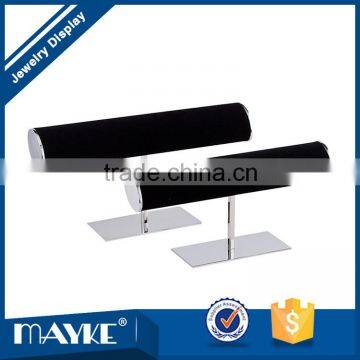 Glossy Stainless steel Shop-fit jewelry decoration display rack