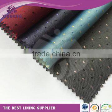 dots design polyester viscose jacquard rayon lining fabric for suits