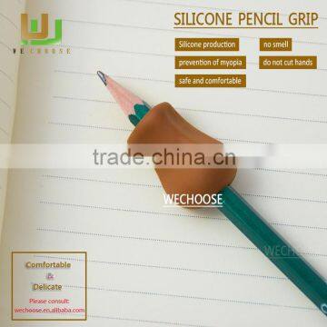 Wholesale Eco-Friendly Fancy pencil grip silicone beneficial for kids learning writing by pencil grip assessment