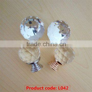 FACTORY DIRECTLY custom design crystal glass handle from China