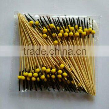 High Quality Fruit Pick 12cm Length Many Color Heart Pettern photo-5