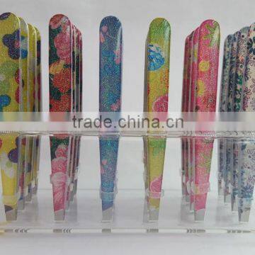 Slanted Tip Type and Stainless Steel Material lady tweezers eyebrow tweezer lady design tweezers