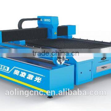 Fiber laser cutting machine in guangzhou city/cnc metal laser cutter for sheet and small pipe