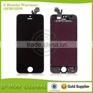 Wholesale Price Brand New For iphone5 touch screen lcd,supply for iphone5 screen glass,High quality good price