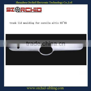 chrome trunk lid moulding for corolla altis 03~05