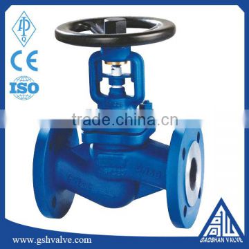 din standard bellow sealed cast steel stop valve