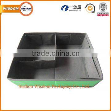 Eco-friendly Kids Foldable Non Woven Fabric Storage Boxes With Some Components
