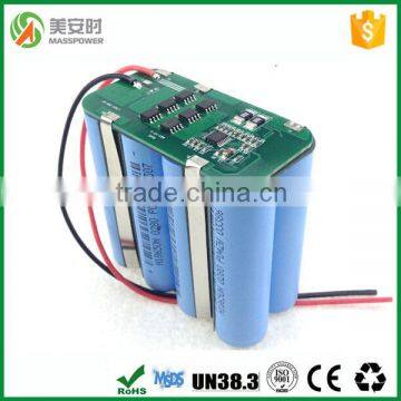 Factory directly 4400mah 14.8v 18650 li ion battery