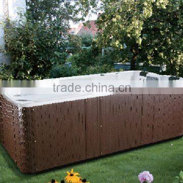 Hot sell large outdoor spa pool,swim spa manufacturer hot tubs,freestanding swimming pool