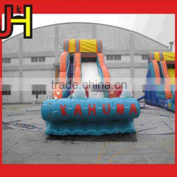 Hot Sale Outdoor 0.55mm PVC Tarpaulin Inflatable Wipeout Water Slide photo-6