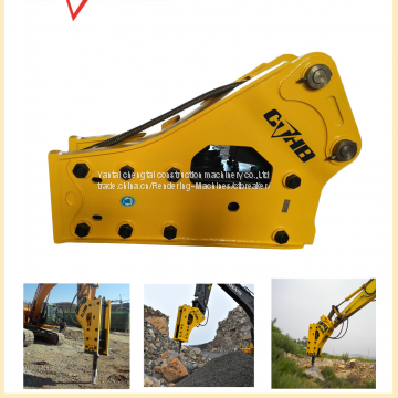 Hydraulic breaker for mining and concrete structure demolition