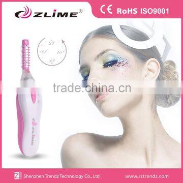 Factory wholesale eyelash curler with replabeable comb design