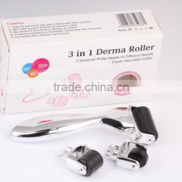 2015 Home use multifunction easy operational 3in1 zgts derma roller