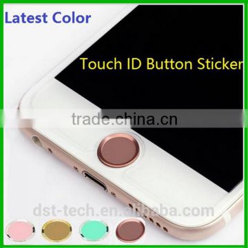 Colorful fingerprint touch id button sticker for iphone 7 7 plus