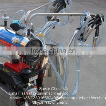 Dairy Farm Diesel Power Human Milking Machine For Sale photo-5