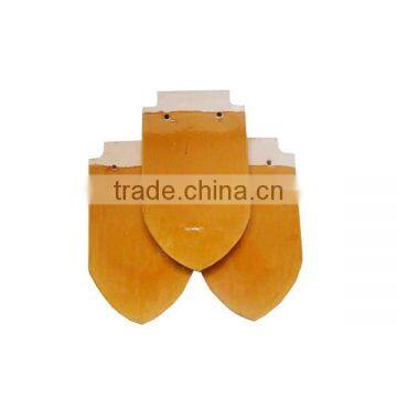 golden color roof tiles for tourists resort