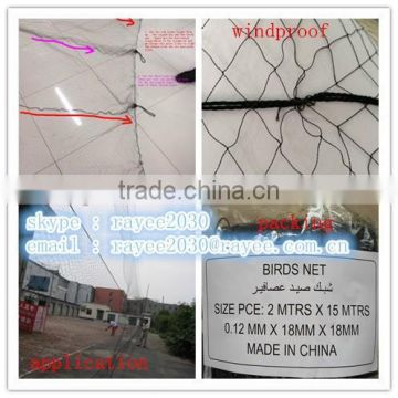 Black color/High quality / Nylon Bird Net for Catching the Bird