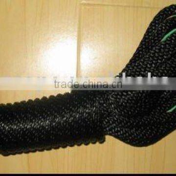 Black solid braided rope taian