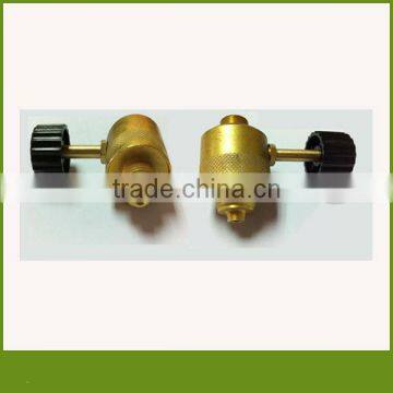 economic gas control on-off brass valve