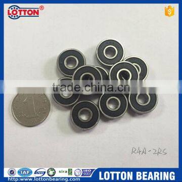 1/4"x3/4"x9/32" Inch Sealed Ball Bearing R4A-2RS photo-3