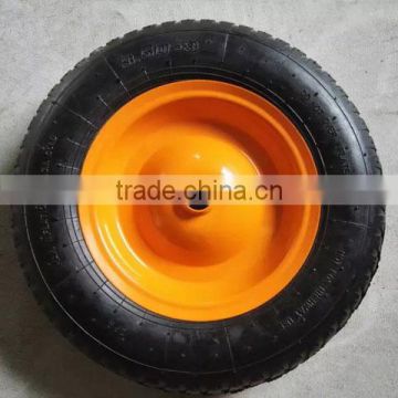 14 inch Trolley wheel pneumatic tire 3.50-8 4.00-8 wheel barrow tyre and tube