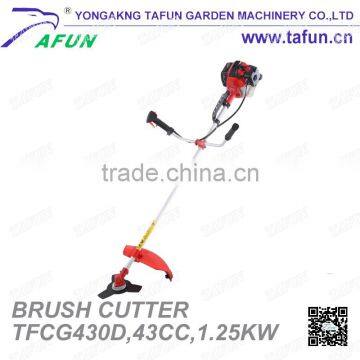 43cc 1.25kw Two Stroke Single Cylinder Grass Cutter (TFCG430D) photo-2