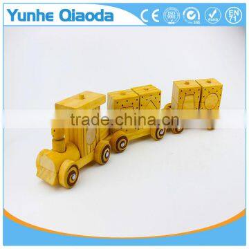 Colorful Wood Stocking Train Toys Geometrical Shape Blocks Education Gift photo-6