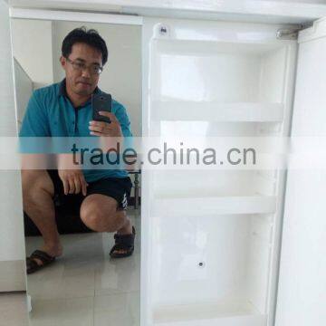 Mirrorred Cabinets Mirror Closet Wood Clothes Closet photo-4