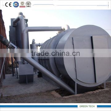 Plastic recycling machine getting pyorlysis oil without bad smell