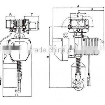 High Quality JNDO 1-5 Ton Chain Electric Hoist photo-2