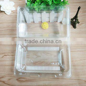 Eco Friendly OPS Disposable Cake Roll Container Boxes Clamshell photo-2